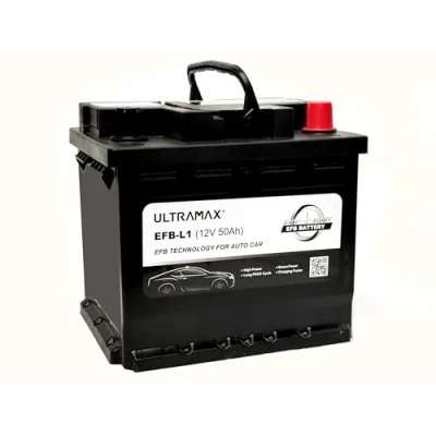 Image of Ultramax 12V 50Ah 540A AGM PLUS EFB Start Stop Car Battery YBX7012 YBX9012 Yuasa