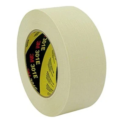 Image of 3M UU001569183 Performance Masking Tape, 24 mm x 50 m, Beige (Pack of 36)
