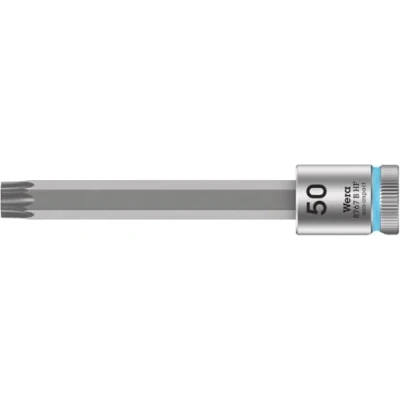 Image of Wera 8767 B HF TORX® Zyklop holding function bit socket, 3/8&quot; drive, TX 50x100mm, 05003073001