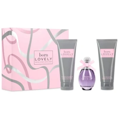 Image of Sarah Jessica Parker Born Lovely Perfume Gift Set (Inc. 100ml Eau de Parfum For Women, 200ml Body Wash, Lotion) Sets Women Genuine SJP Fragrance