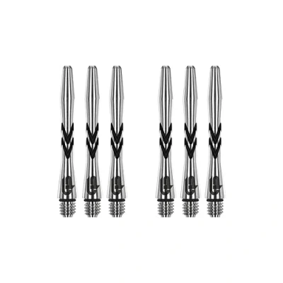 Image of RED DRAGON Gerwyn Price Iceman V Groove Aluminium with Logo Short Black Stems