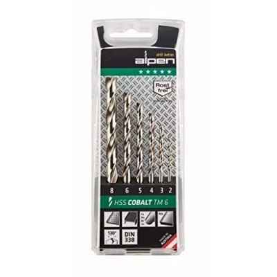 Image of Alpen 6 Piece Cobalt 2.00mm 8.00mm