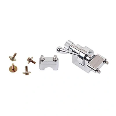 Image of Alnicov Tooyful Metal Snare Drum Throw Off Clamp Strainer Regulator with Mounting Screws Silver for player