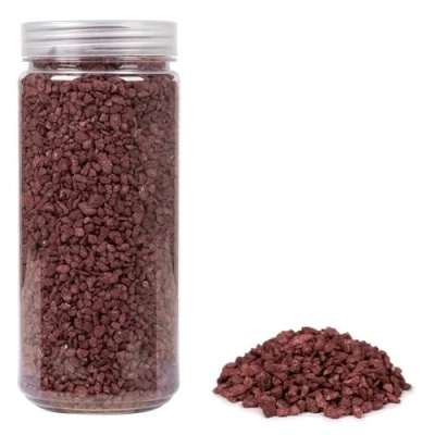 Image of Heku 30332 15 Decorative Granules Bordeaux 750 g in Resealable Tin