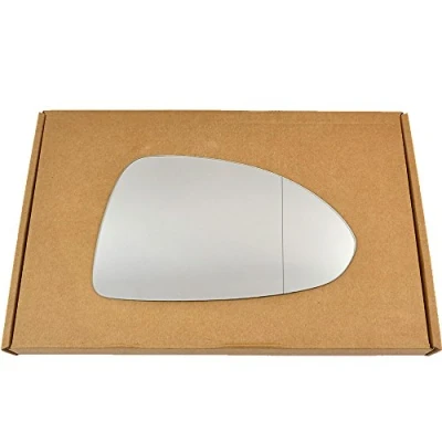 Image of Less4spares Wing Mirror Glass Right Compatible with Vauxhall Corsa 2014 2020 STICK ON Driver Off Side Blind Spot