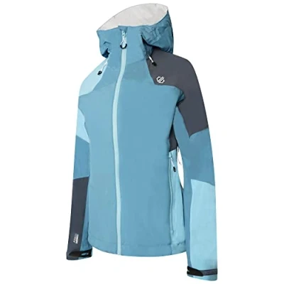 Image of Dare2b Women&#039;s Checkpoint IIIJkt Jacket, Capri Blue/Crystal Seas/Orion Grey, 18