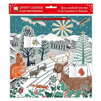 Image of Kate Heiss: Winter Wonderland Advent Calendar (with stickers)