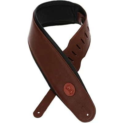 Image of Levy&#039;s Leathers MSS2 4 BRN Garment Leather Signature Series Guitar Strap,Brown
