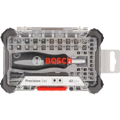 Image of Bosch Precision Screwdriver Bit Set 42 Pieces 2607002835