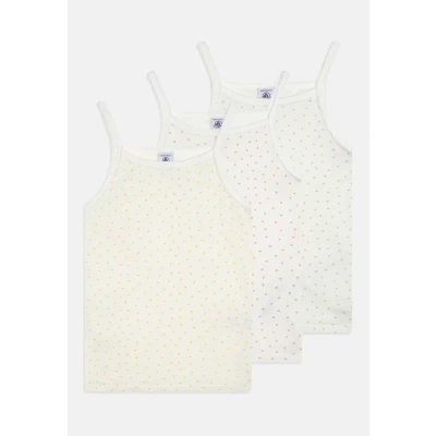 Image of Petit Bateau Girl&#039;s A0a47 Suspenders Shirts, Variant 1, 12 Years (Pack of 3)