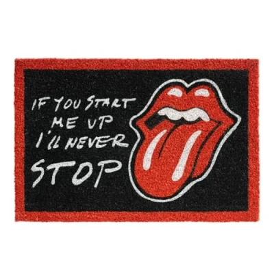 Image of Grupo Erik Door Mat The Rolling Stones 15.7 x 23.6 inches 40 60 cm Coco Coir, Coconut Coir Indoor &amp; Outdoor Music Gifts