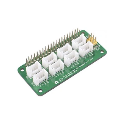 Image of Seeed Studio Grove Base Hat Build in MCU STM32 12 bit ADC with Analog/PWM/Digital/Analog/I2C/UART/SWD Port Support Raspberry 2/3 B/B+ Zero 3.3V