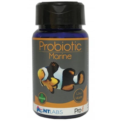 Image of NT Labs Pro f Probiotic Marine, Floating and Sinking Marine Fish Food, Granular Feed, Supports Immune System, Highly Nutritious Spirulina. 40g