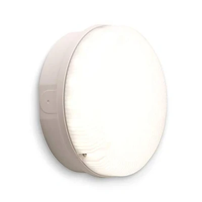 Image of Luceco LED Mosi Bulkhead Round 290 mm 1150LM 12W IP65 4000K White Microwave