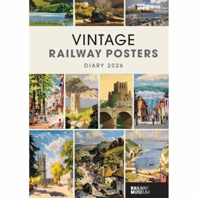Image of National Railway Museum, Vintage Posters A5 Diary 2026