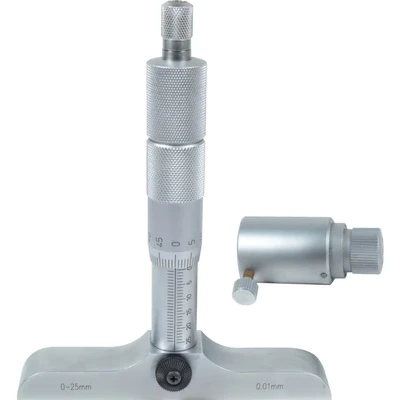Image of Oxford 0 25mm Fixed Rod Depth Micrometer 100mm