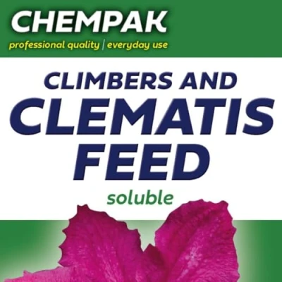 Image of Chempak® Clematis Food Premium Fertilizer for Climbing Plants Promotes Blooms &amp; Growth NPK 16 14 32 with Micro Nutrients 2x 750g by Thompson Morgan