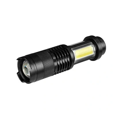 Image of Q5 COB LED Flashlight, Ultra Bright 3800Lumens Zoomable Mini Torch Focus Light for Camping Hiking Cycling