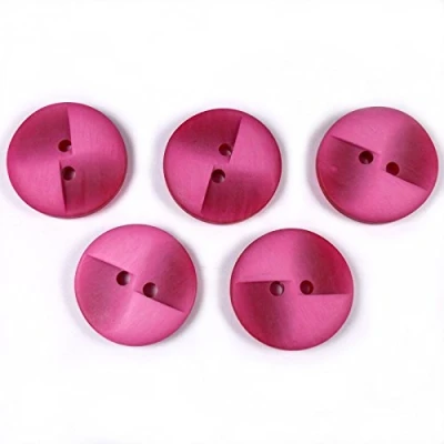 Image of Windmill 2 Hole Round Buttons 20mm Wide Pack of 5 (Pink)
