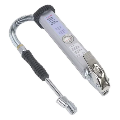 Image of Sealey Tyre Inflator Long Type with Twin Push On Connector