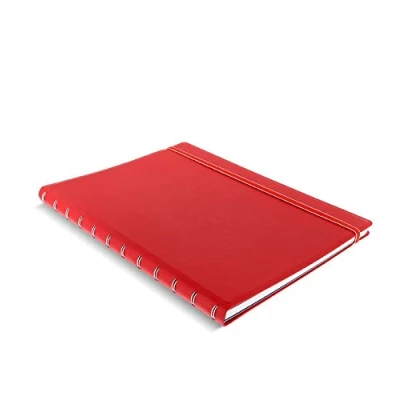 Image of Filofax A4 Refillable Notebook Red