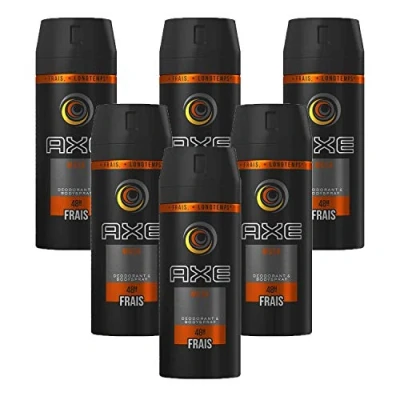 Image of Axe Deodorant Spray Musk 0% Aluminium Salts for All Day Good Feel, 150 ml Pack of 6