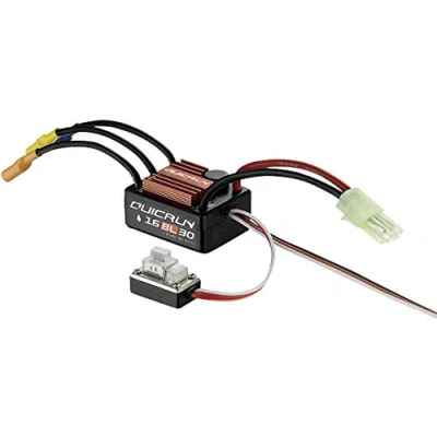 Image of Hobbywing 2108310 30110000 QuicRun WP16BL30 Brushless Car Model Controller Load Capacity (Max. A): 180A