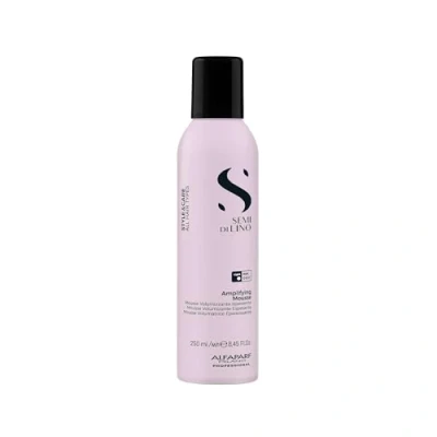 Image of Alfaparf Milano Semi Di Lino Style&amp;Care Amplifying mousse 250ml capelli fini tenuta leggera