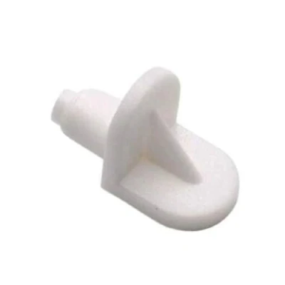 Image of Strong Shelf Supports Pegs Pins Plug Stud Kitchen Cupboard Cabinet,Bookcases (20, Push in, White M0355)