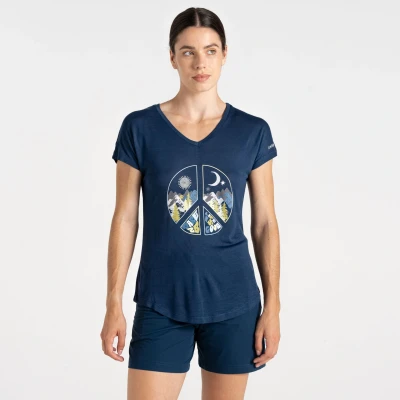 Image of Dare 2b Women&#039;s Lightweight Serene T Shirt Moonlight Denim, Size: 20