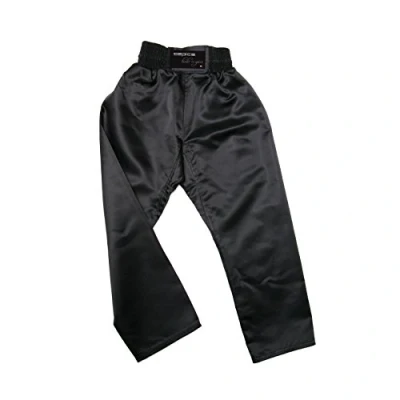 Image of DEPICE Satin Pants Tracksuit, Black, 160