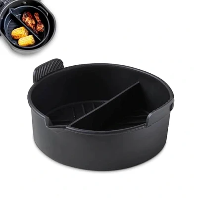 Image of Tower Airfryer Round Solid Tray With Divider