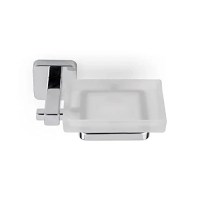 Image of Croydex Camberwell Flexi Fix Soap Dish, Screw or Glue