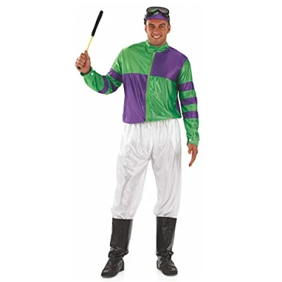Image of Fun Shack Horse Jockey Fancy Dress Men, Costume Adult Outfits Outfit Men Medium