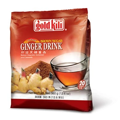 Image of Gold Kili Instant Brown Sugar Ginger Drink 20 Sachets 360G Pack