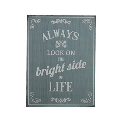 Image of Premier Housewares 2800747 Bright Side Wall Plaque Blue 1x30x40 cm