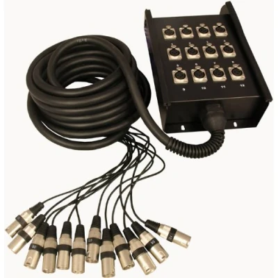 Image of Cobra Stage Multicore Snake XLR 12 Inputs 10m