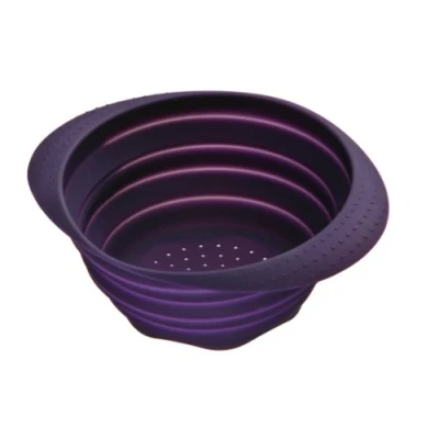 Image of Premier Housewares Zing Collapsible Silicone Colander Purple