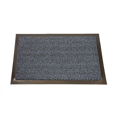 Image of EHC Heavy Duty Barrier Mat, Non Slip Backing, Indoor/Outdoor, 40 x 60cm Blue