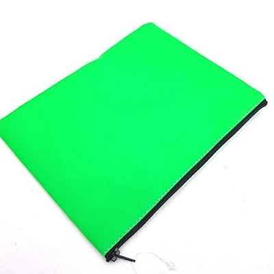Image of Neon Green Pencil Case 17cm x 23cm (C5) Zipped Pouch