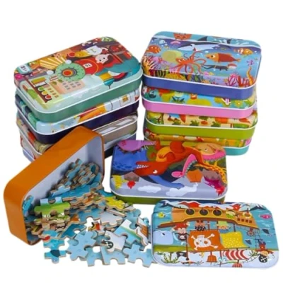 Image of Jigsaw Puzzle Tin (Forest Animals)
