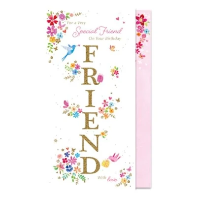 Image of to a Special Friend Birthday Card Lovely Words