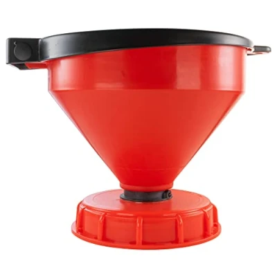 Image of ibc tank top filler cap+ funnel with filter and 155mm lid cap