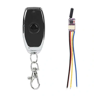 Image of Mini Relay Wireless Switch 5V‑24V Remote Control Switch, with 3 Adjustable Working Modes and Secure Micro Receiver Transmitter System for Industrial Control,Lifting Equipment