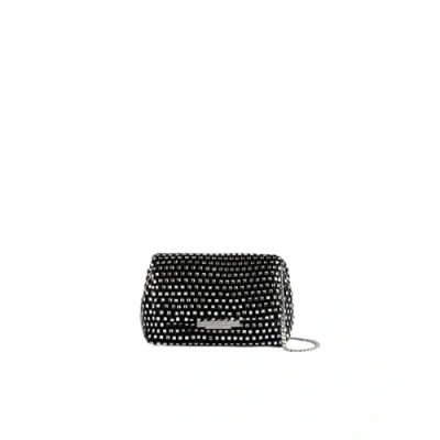 Image of Ted Baker Women&#039;s GLITSZI Mesh Crystal Cross Body Bag Crossbody, Black, O/S