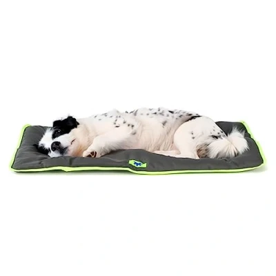 Image of Ferplast Dog Mat &amp; Cat Bed Medium Washable Mattress Waterproof Scratchproof For Cars, Houses, Kennels and Baskets Soft Jolly 83 x 50 CM, M, BLACK