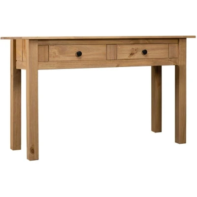 Image of vidaXL Console Table 110x40x72 cm Solid Pine Wood Panama Range