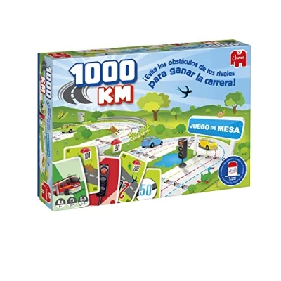 Image of Jumbo 1000 KM Family and Kids Game Ages 5 99 +2 Players Card Spanish