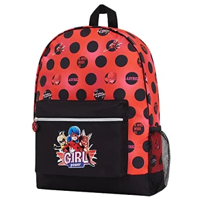 Image of Miraculous Ladybug Kids Backpack, Girls Backpacks For School, Lightweight Rucksack Travel, Sports, Cute Gifts