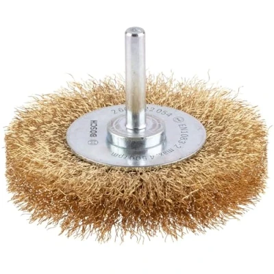 Image of Bosch 2608622054 6 mm Shank Wire Wheel with 70 Crimped